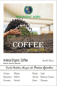 Arabica Organic Coffee (Light - Medium Coarse)