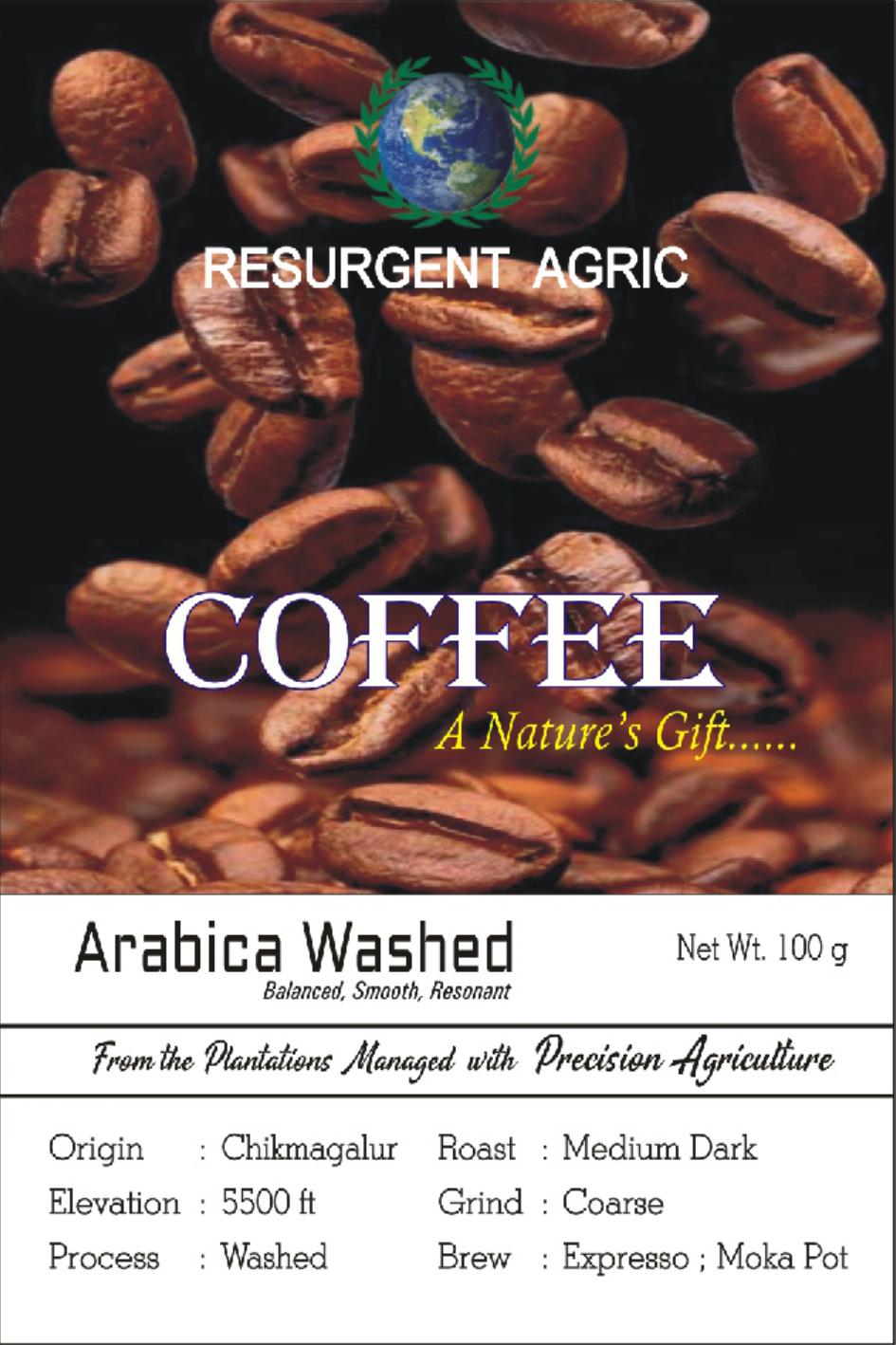 Arabica Washed (Medium Dark - Coarse)