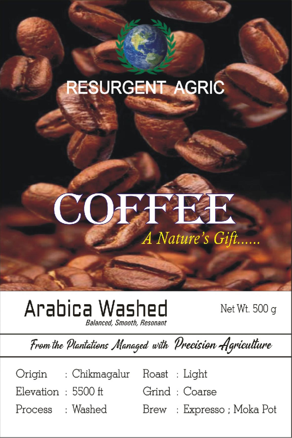 Arabica Washed (Light - Coarse)