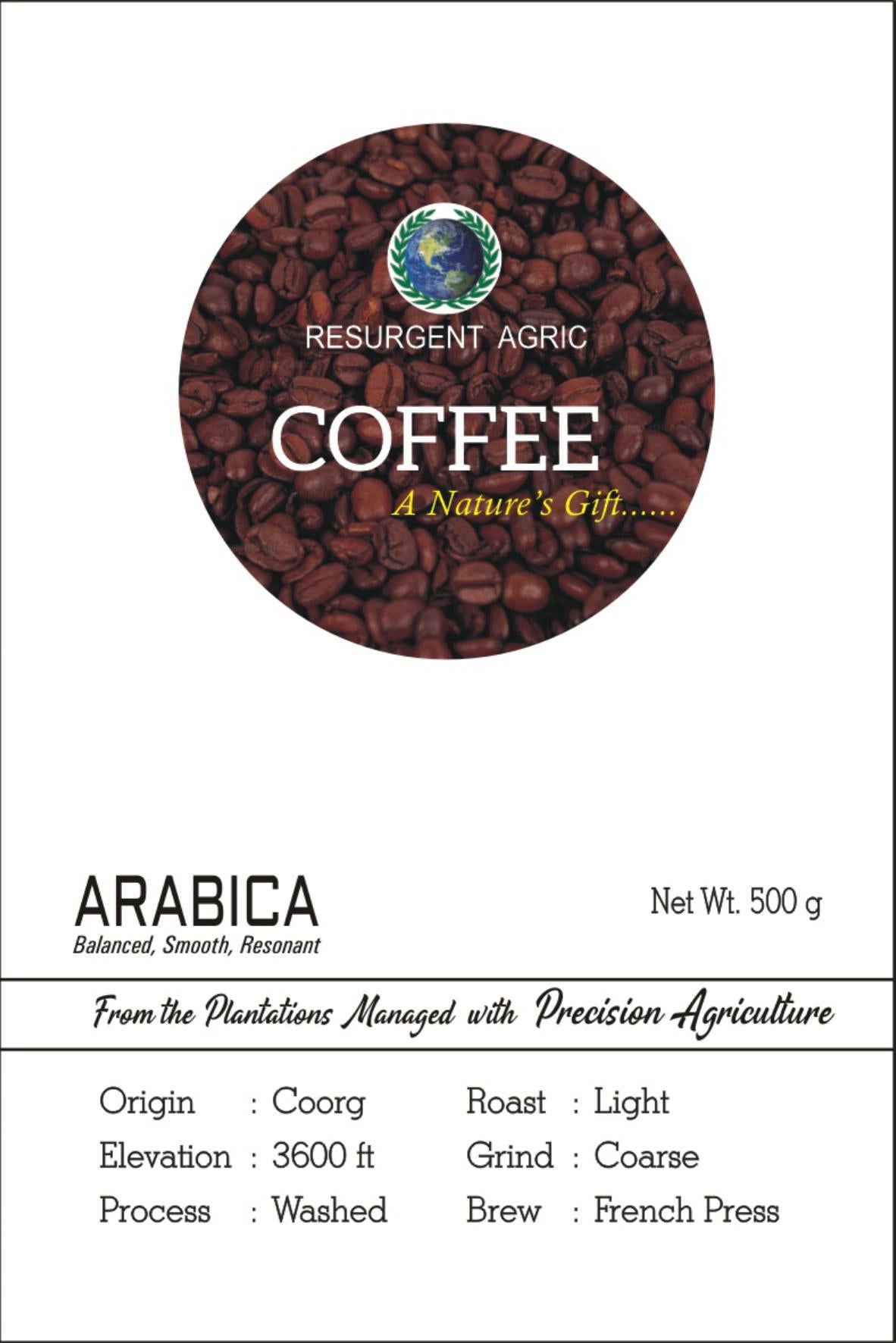 Arabica Washed (Light - Coarse)