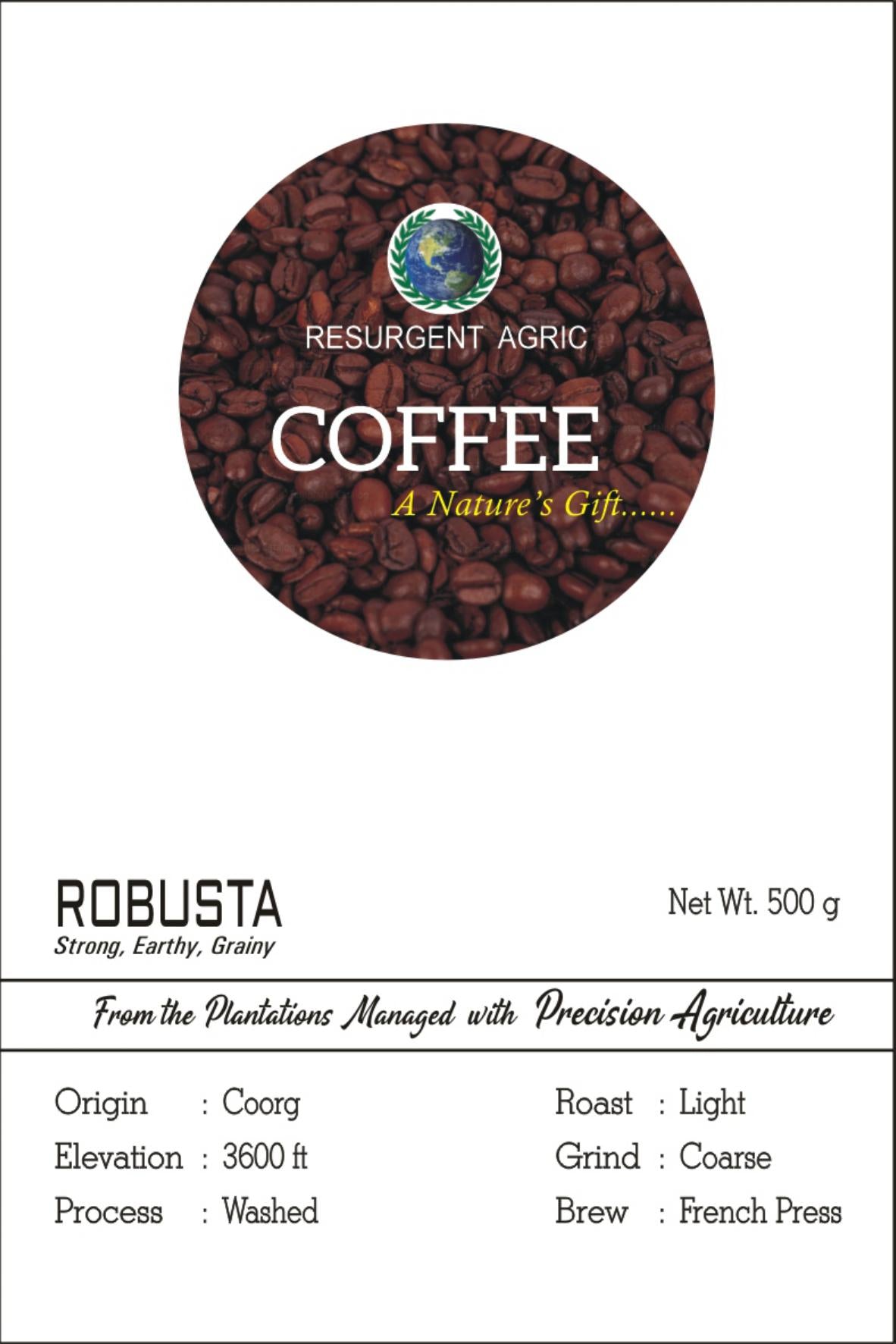 Robusta Washed (Light - Coarse)