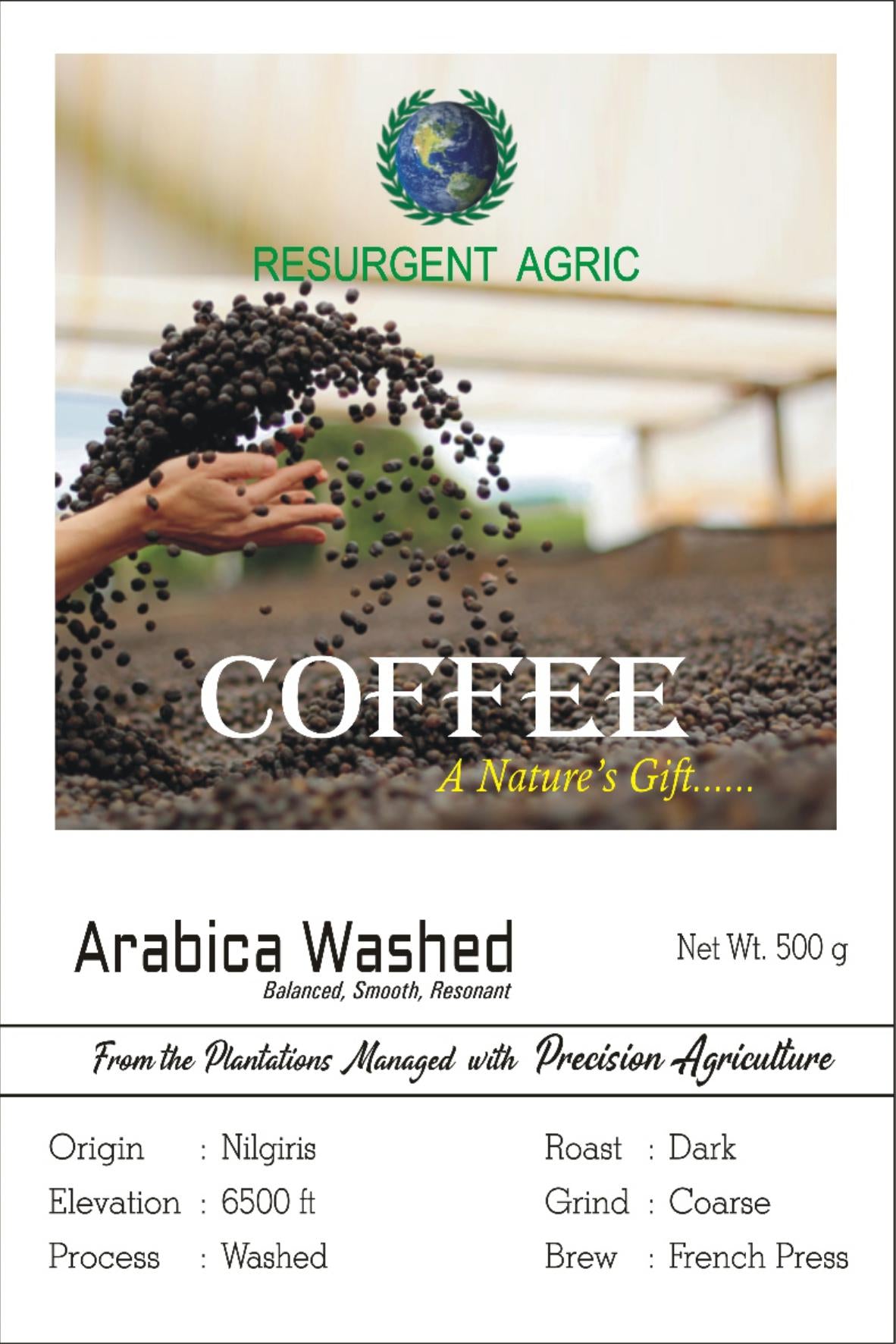 Arabica Washed (Dark - Coarse)
