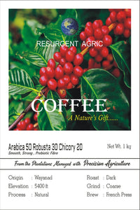 Arabica 50 Robusta 30 Chicory 20 (Dark - Coarse)
