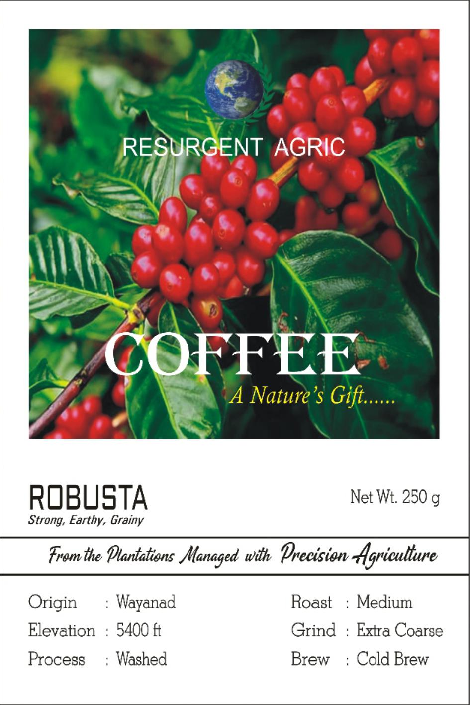 Robusta Washed (Medium - Extra Coarse)