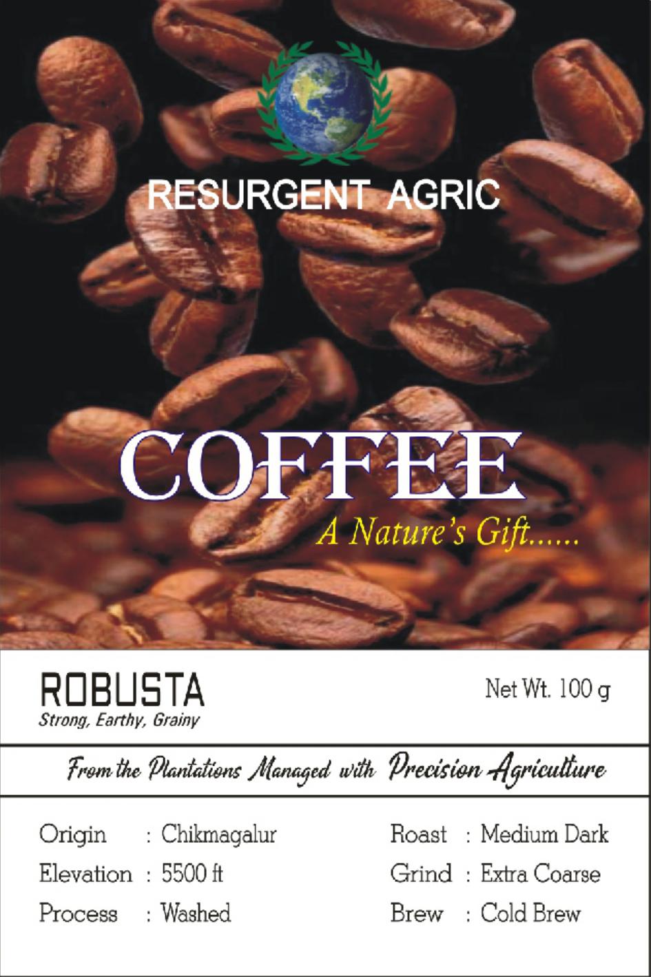 Robusta Washed (Medium Dark - Extra Coarse)