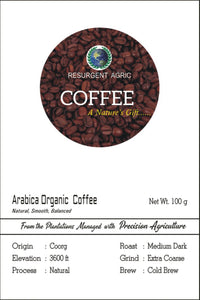 Arabica Organic Coffee (Medium Dark - Extra Coarse)