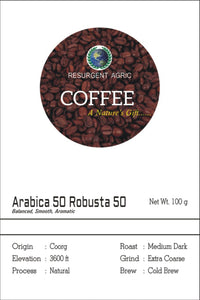 Arabica 50 Robusta 50 (Medium Dark - Extra Coarse)