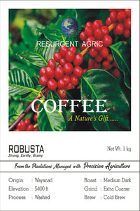 Robusta Washed (Medium Dark - Extra Coarse)