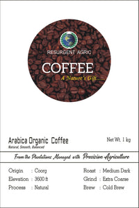 Arabica Organic Coffee (Medium Dark - Extra Coarse)