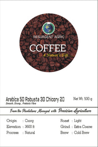 Arabica 50 Robusta 30 Chicory 20 (Light - Extra Coarse)