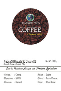 Arabica 50 Robusta 30 Chicory 20 (Light - Extra Coarse)