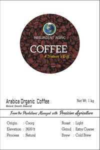 Arabica Organic Coffee (Light - Extra Coarse)